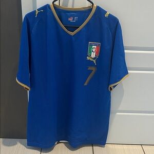 Italian national team Del Piero soccer jersey
